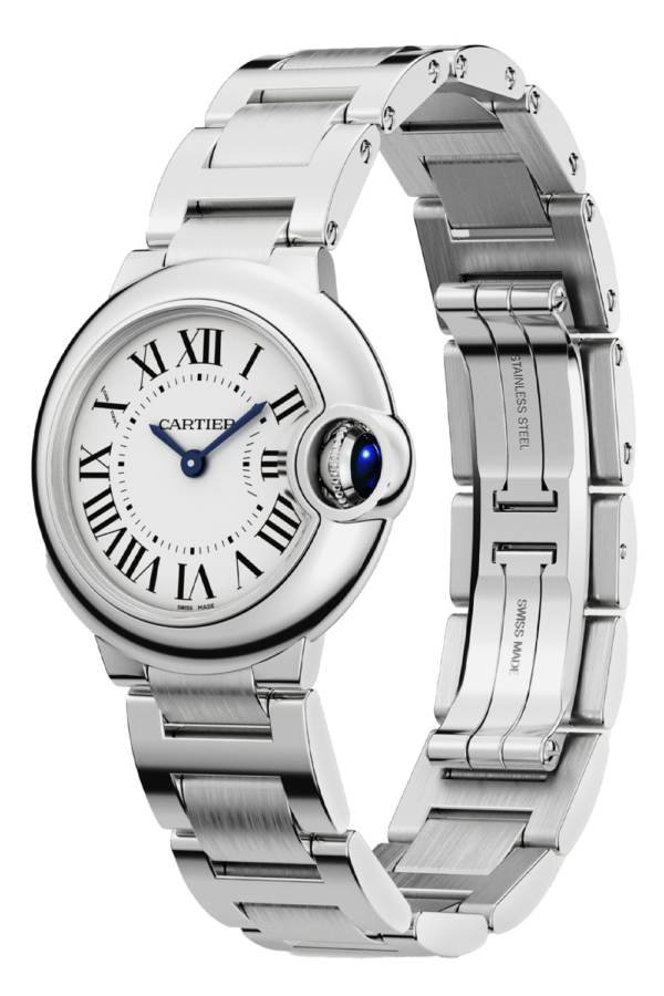 Unworn Cartier Ballon Bleu de Cartier, Stainless Steel, 28mm, Ref# WSBB0067, box and papers