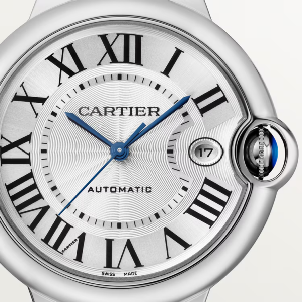 Unworn Cartier Ballon Bleu de Cartier, Stainless Steel, 33mm, Ref# WSBB0044, box and papers