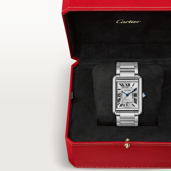 0babed9c3cccffbe8b40e14079b852d3a6e797f0 Unworn Cartier Tank Must de Cartier, Extra-large Stainless Steel, 41mm x 31mm, Ref# WSTA0053, box and papers