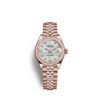 Rolex Lady-Datejust 28, 18kt Everose Gold and diamonds, Ref# 279135RBR-0019