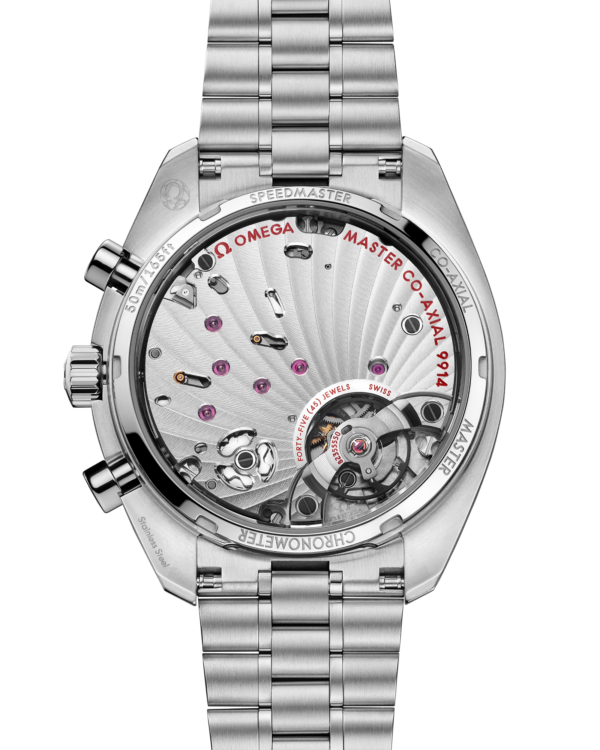 0d983b99e23e94ab81777fc3c78ba3f0bc9d5fff Unworn, Omega Speedmaster Moonphase, Stainless Steel, Chronograph, 43 mm, Ref# 304.30.43.52.01.001, box and papers