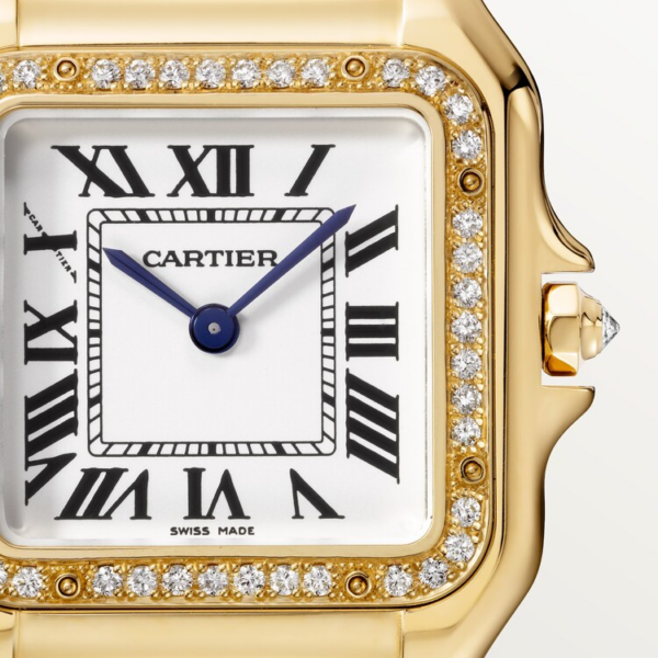 0e2e009187156920b24bb42fa6c12a01bfee4d12 Unworn Cartier Panthère de Cartier Medium, 18k Yellow Gold, Diamonds, 27mm x 36mm, Ref# WJPN0016, box and papers