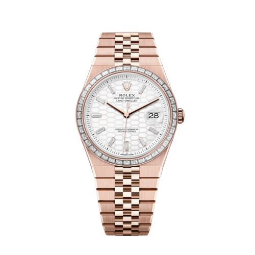 Rolex Land-Dweller 40mm Oyster Everose Gold & Diamonds M127385TBR-0003