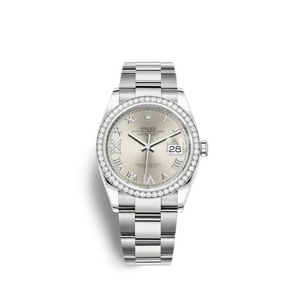 Rolex Datejust 36 Oystersteel and white gold Ref# 126284RBR-0022