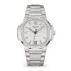 Patek Philippe Nautilus Ladies Automatic Watch, Stainless Steel and Diamonds, 35,2mm, Ref# 7118/1200A-010