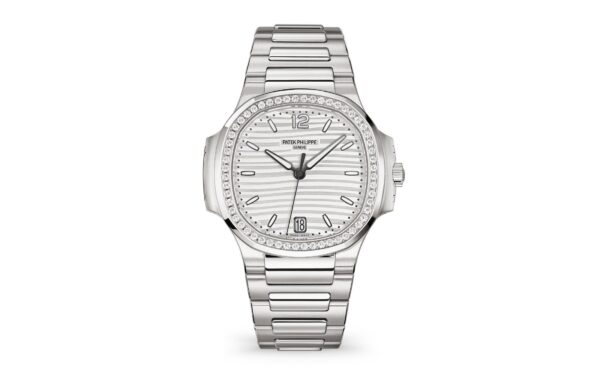 Patek Philippe Nautilus Ladies Automatic Watch, Stainless Steel and Diamonds, 35,2mm, Ref# 7118/1200A-010