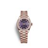 Rolex Lady-Datejust 28, 18kt Everose Gold and diamonds, Ref# 279135RBR-0020