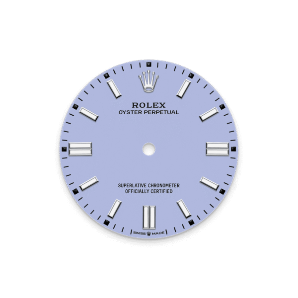Unworn 2025, Rolex Oyster Perpetual, Oystersteel 36mm, Lavender dial, Domed Oyster, Ref# 126000-0013, box and papers