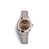 Rolex Lady-Datejust 28, Oystersteel and 18k Everose Gold, Ref# 279161-0003