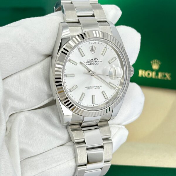 15944faf82c715c6e2e2522a959adc6d1eb4e4b9 Rolex Datejust 41, Stainless Steel and 18k White Gold, 41mm, Ref# 126334-0003