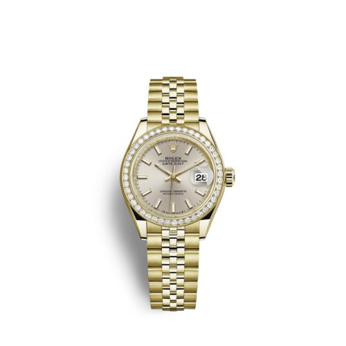 15a7ae85cc51dc9519ad2f191cb09bedf291a8f2 Rolex Lady-Datejust 28, 18kt Yellow Gold and diamonds, Ref# 279138RBR-0012