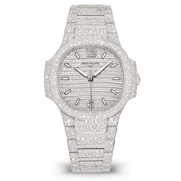 1799e25d3c556c381ec806f0c2cd6697ed43bc2f Patek Philippe Nautilus Haute Joaillerie Ladies Automatic Watch, 18K White Gold and Diamonds, 35,2mm, Ref# 7118/1450G-001