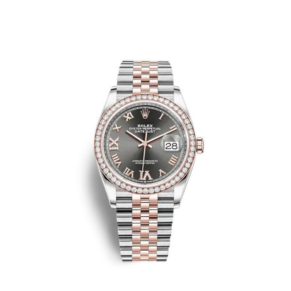 Rolex Datejust 36 Oystersteel and Everose gold Ref# 126281RBR-0011