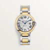 Unworn Cartier Ballon Bleu, Stainless Steel and 18k Yellow Gold, 36mm, Ladies, Ref# W2BB0038, box and papers