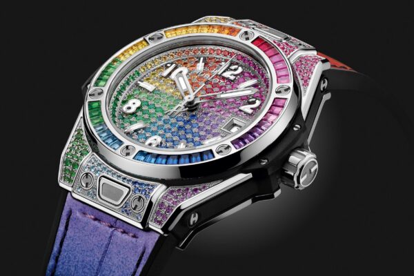 1a307446717ca30fe4f01942c4a5eb22ea72df36 Hublot Big Bang ONE CLICK STEEL RAINBOW Ref# 485.SX.9900.LR.0999