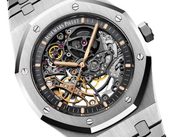 Audemars Piguet Royal Oak DOUBLE BALANCE WHEEL OPENWORKED Ref# 15407ST.OO.1220ST.01