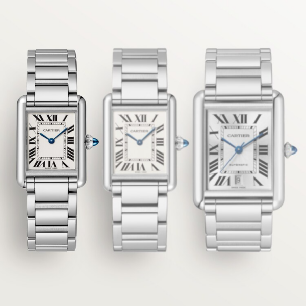 1ce2a12b48b7280089151c9a7b31991cc68a100a Unworn Cartier Tank Must de Cartier, Small Stainless Steel, 29.5mm x 22mm, Ref# WSTA0107, box and papers