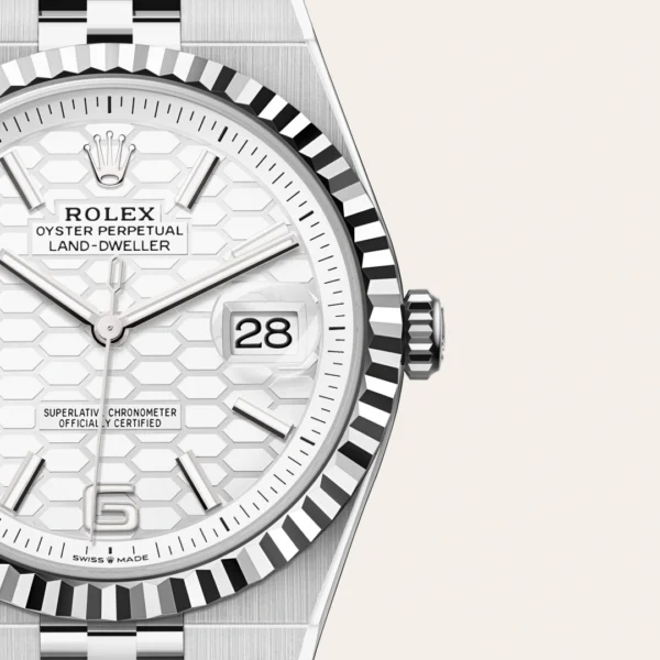 Rolex Land-Dweller 40mm Oystersteel & White Gold M127334-0001