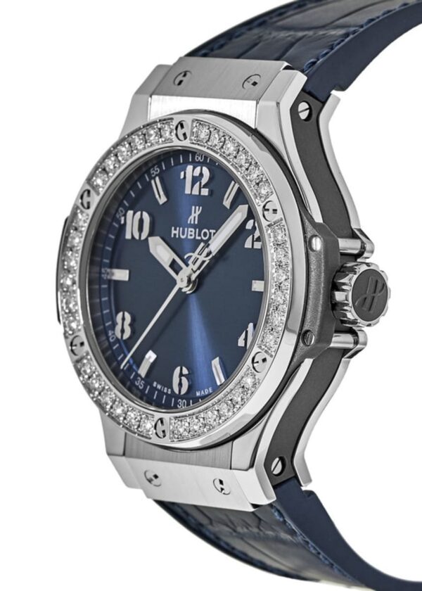 1df078204c897396886daa1aa8574ef53bb03526 Hublot Big Bang, Steel Blue Diamonds, 41mm, Ref# 341.SX.7170.LR.1204