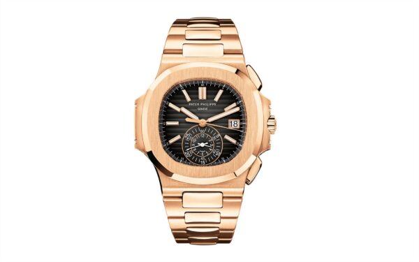 Patek Philippe Nautilus Flyback Chronograph, Date Watch, 18k Rose Gold, 40,5 mm, Ref# 5980/1R-001