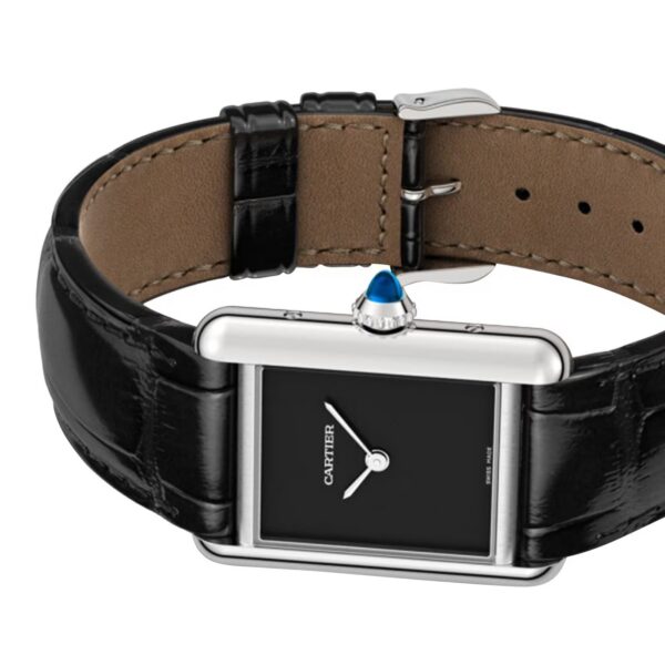 1e1becfa9d60742705f639a9c5af5670fa1b0353 Unworn Cartier Tank Must de Cartier, Small Stainless Steel, 29.5mm x 22mm, Ref# WSTA0071, box and papers