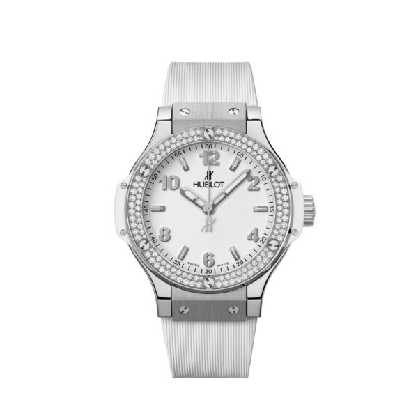 1f36840e257461549522456aa2813e8f2f948cc0 Hublot Big Bang, Steel, White Diamonds, 38mm, Ref# 361.SE.2010.RW.1104