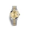 Rolex Datejust 31, Oystersteel, 18kt Yellow Gold and diamonds, Ref# 278343RBR-0026