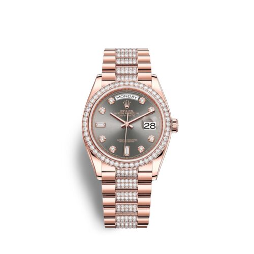 242fb7c6aa14c239fa30ed39a5e294446bb57edc Rolex Day-Date, 36mm, 18k Everose Gold, Ref# 128345rbr-0053