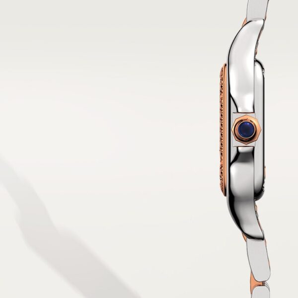 24931e62f1c2edea5edaac4a42fb1bfb273c44df Unworn Cartier Panthère de Cartier, Stainless Steel, 18k Rose Gold and Diamonds, 22mm x 30mm, Ref# W3PN0006, box and papers