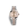 Rolex Datejust 31, Oystersteel, 18kt Everose Gold and diamonds, Ref# 278341RBR-0024