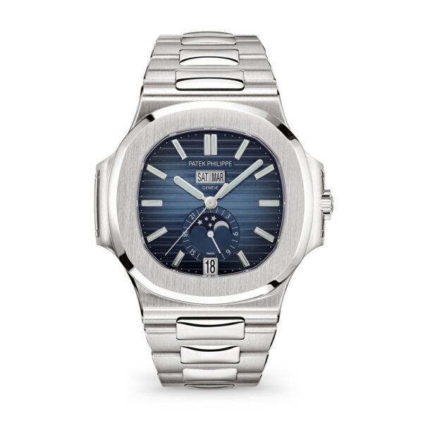 Patek Philippe Nautilus Annual Calendar, Moon Phases Watch, Stainless Steel, 40,5 mm, Ref# 5726/1A-014