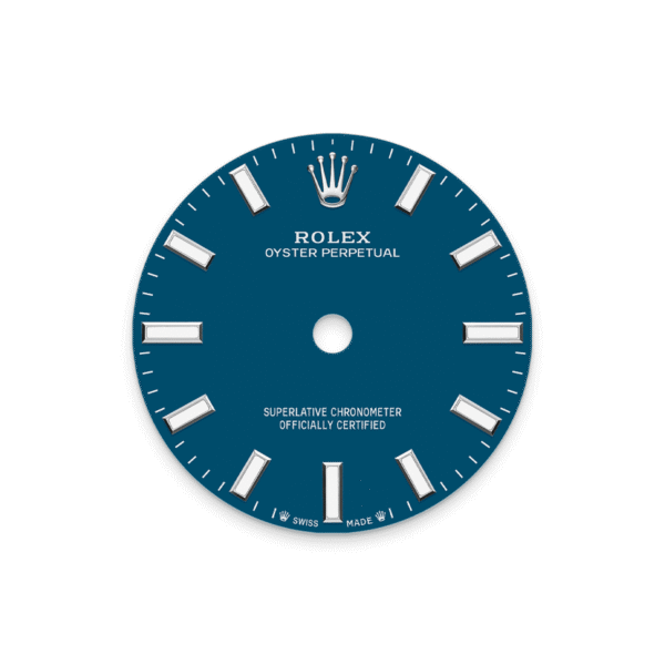 Unworn 2025, Rolex Oyster Perpetual, Oystersteel, 28mm, Blue dial, Domed Oyster, Ref# 276200-0011, box and papers