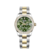 Rolex Datejust 31mm, Oystersteel and 18k Yellow Gold with Diamonds, Ref# 278383rbr-0031