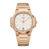 Patek Philippe Nautilus Ladies Automatic Watch, 18k Rose Gold and Diamonds, 35,2mm, Ref# 7118/1200R-001