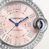 2829227d0a87f3384f6c1b1a5b49736c1118db1a Unworn Cartier Ballon Bleu de Cartier, Stainless Steel and Diamonds, 33mm, Ref# W4BB0037, box and papers