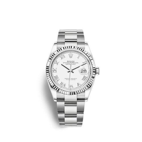 29fc495444ac9537d1047093a19b10ab408159a0 Rolex Datejust 36 Oystersteel and white gold Ref# 126234-0026
