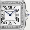 2a30c0d48d403b5269f682ff1b3a19b70547bb48 Unworn Cartier Panthère de Cartier, Stainless Steel, Diamonds, 29mm x 37mm, Ref# W4PN0018, box and papers