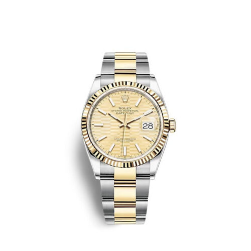 2cf12d06b4ae04c6a9488264f302845bed169fc2 Rolex Datejust 36 Oystersteel and yellow gold Ref# 126233-0040