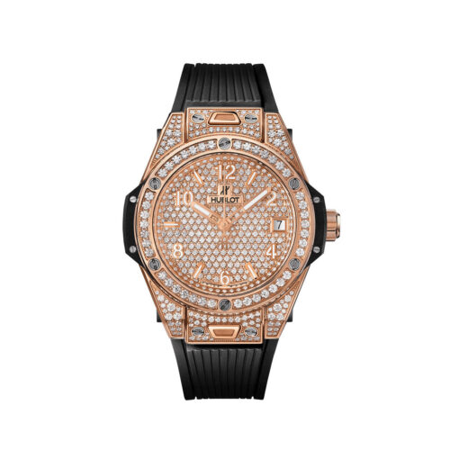 2cfa445ca3522ab1e337f96adffd3816ea8946af Hublot Big Bang ONE CLICK KING GOLD FULL PAVÉ Ref# 465.OX.9010.RX.1604