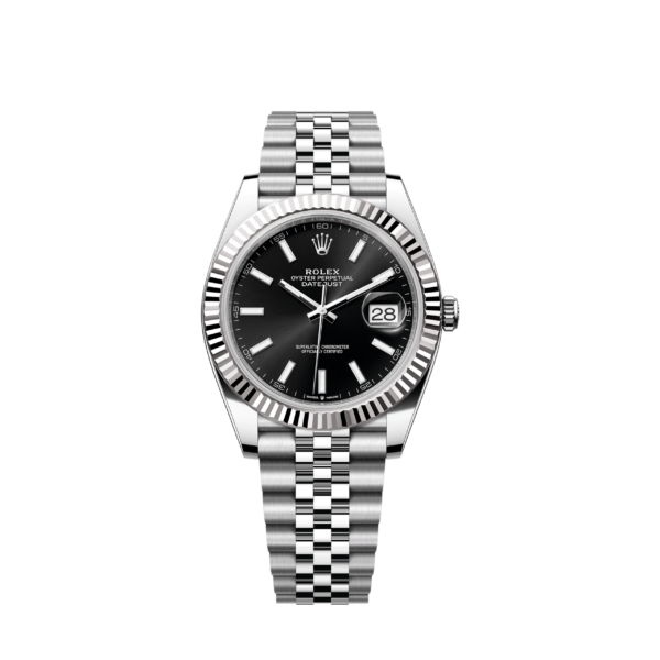 Rolex Datejust 41 Oystersteel and white gold Ref# 126334-0018