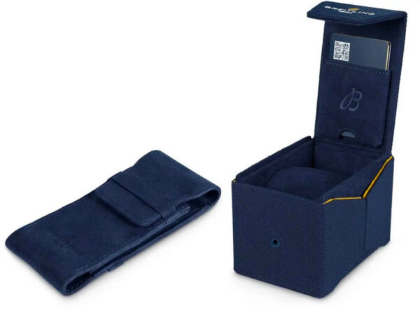 Breitling Super Avi B04 Chronograph Gmt 46 Mosquito Night Fighter Ref# SB04451A1B1X1, box and papers