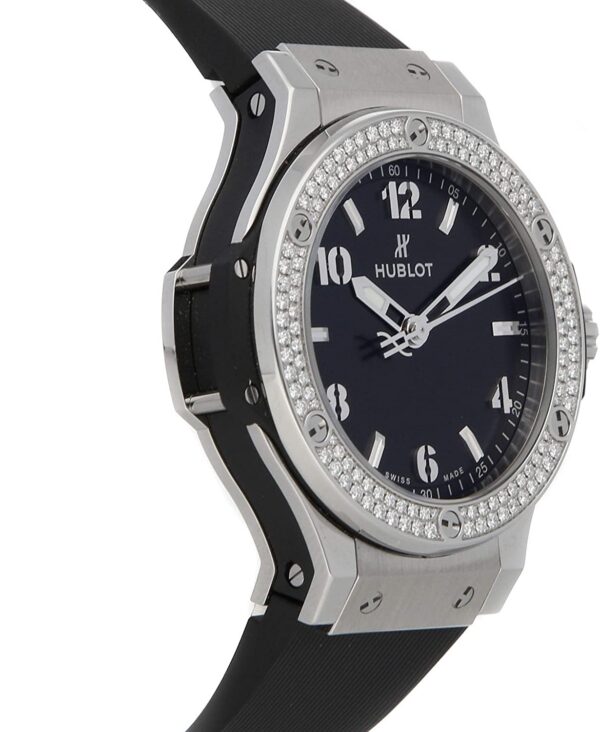 30e804542cc705c91b876515a83dfa26cdb3ed7f Hublot Big Bang, Steel, Black Diamonds, 38mm, Ref# 361.SX.1270.RX.1104, Unworn 2025