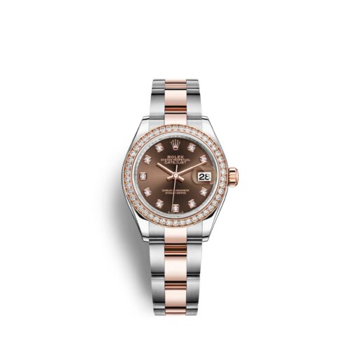 Rolex Lady-Datejust 28, Oystersteel and 18k Everose Gold, Ref# 279381RBR-0012