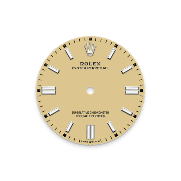 Unworn 2025, Rolex Oyster Perpetual, Oystersteel 36mm, Beige dial, Domed Oyster, Ref# 126000-0012, box and papers