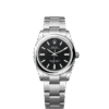 Unworn 2025, Rolex Oyster Perpetual, Oystersteel, 34mm, Black dial, Domed Oyster, Ref# 124200-0010, box and papers