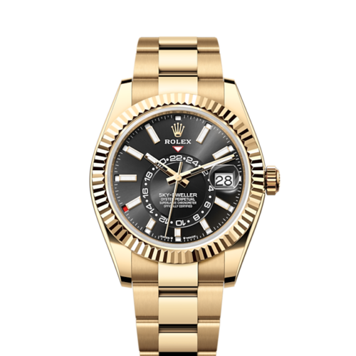 341090754c7cc094eac8260b99a189f26164f022 Rolex Sky-Dweller, 42mm, 18k Yellow Gold, Ref# 336938-0002