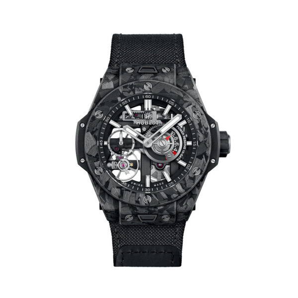 Unworn Hublot Big Bang Meca-10 Frosted Carbon 42, 444.QN.1170.NR, box and papers