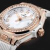 34a6b9c0137b6c5201b73819872d0c22630229c8 Hublot Big Bang ONE CLICK KING GOLD WHITE PAVÉ Ref# 485.OE.2210.RW.1604