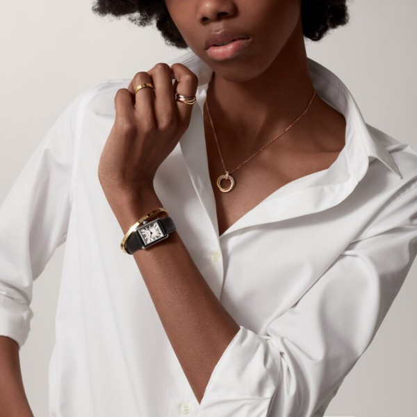 35727bb105337c92601d93c8bd0cc367f963b8f7 Unworn Cartier Tank Must de Cartier, Small Stainless Steel, 29.5mm x 22mm, Ref# WSTA0042, box and papers