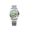 Rolex Oyster Perpetual 36, Oystersteel, 36mm, Turquoise Celebration Motif Dial, Ref# 126000-0009